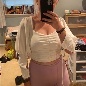 Boohoo White Blouse - TAGS STILL ON